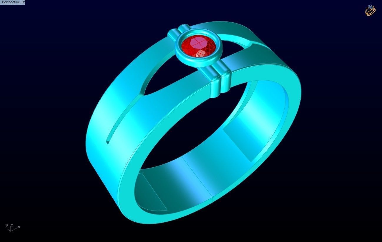 Diamond Ring - N6262 3D print model_9