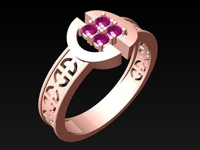 Diamond Ring - N6264 3D print model