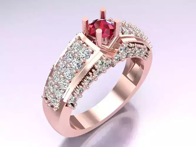 Diamond Ring - Womens Rings - N3789