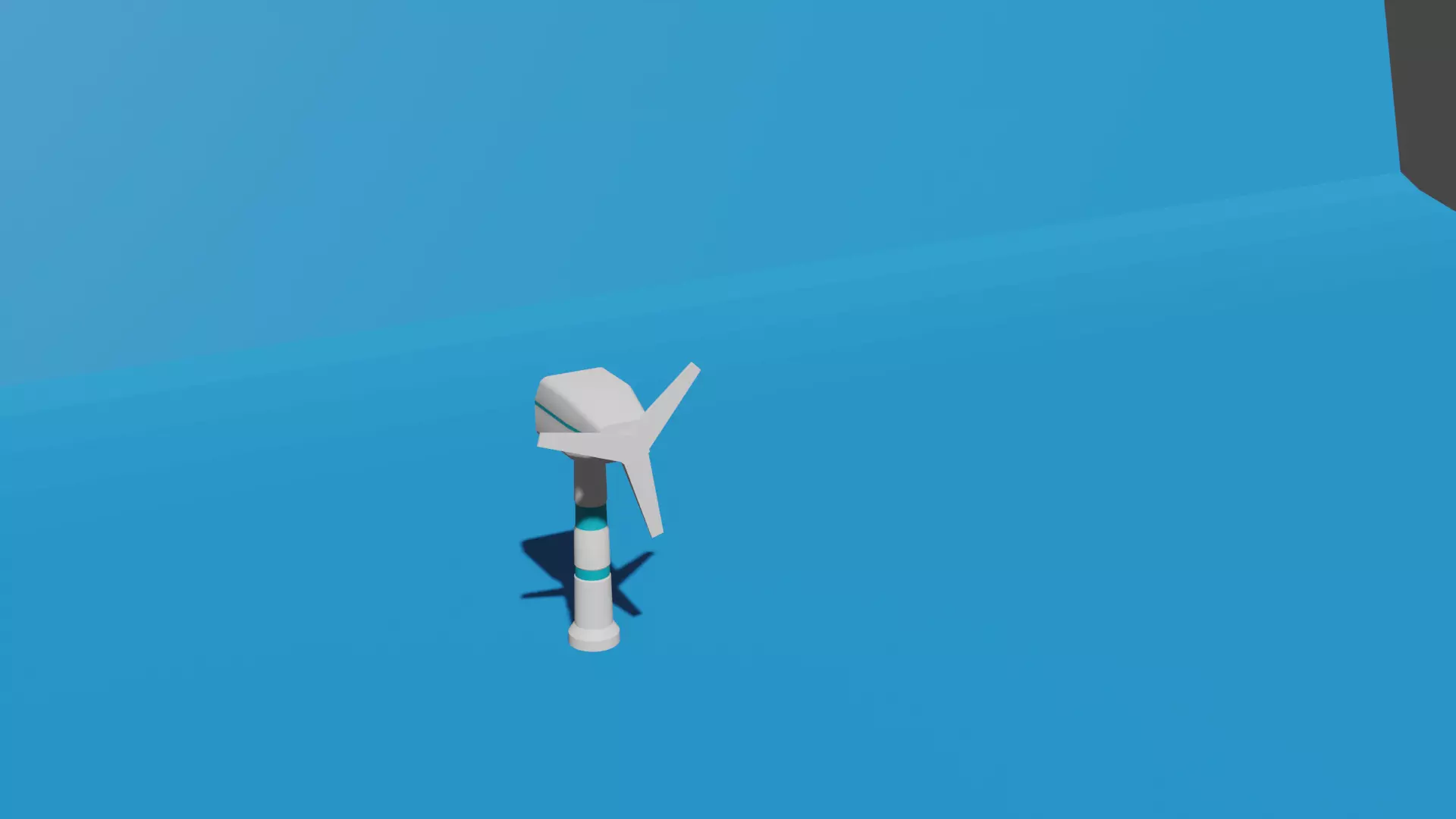 Wind Turbine Free low-poly 3D model_0