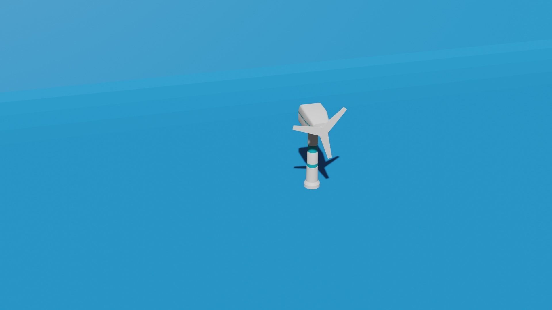 Wind Turbine Free low-poly 3D model_7