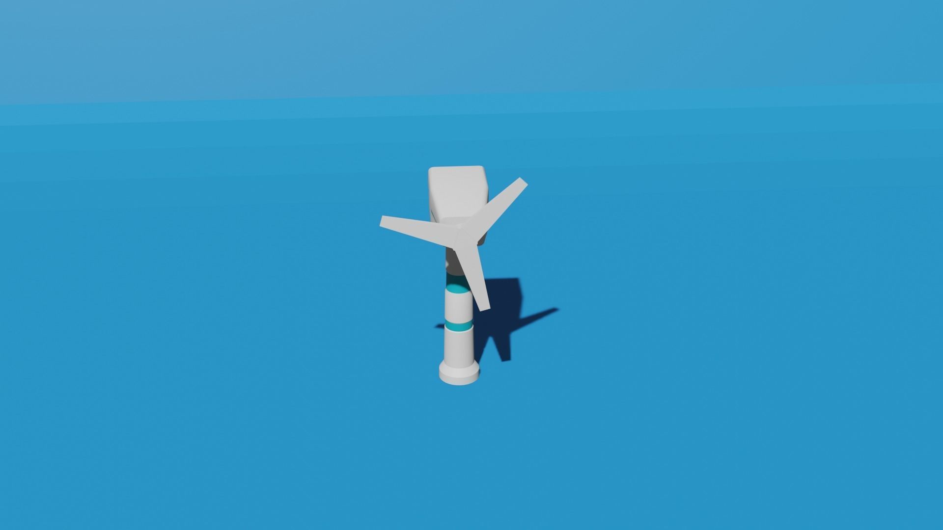 Wind Turbine Free low-poly 3D model_4