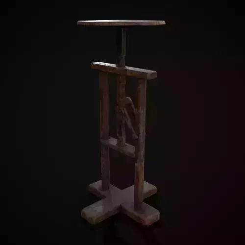 Vintage Sculpting Table