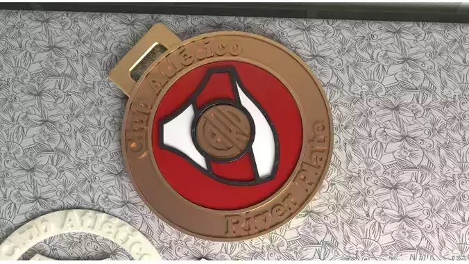 Medalla de River Plate 3D print model