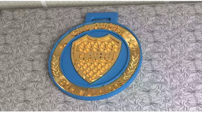 Medalla de Boca Juniors 3D print model