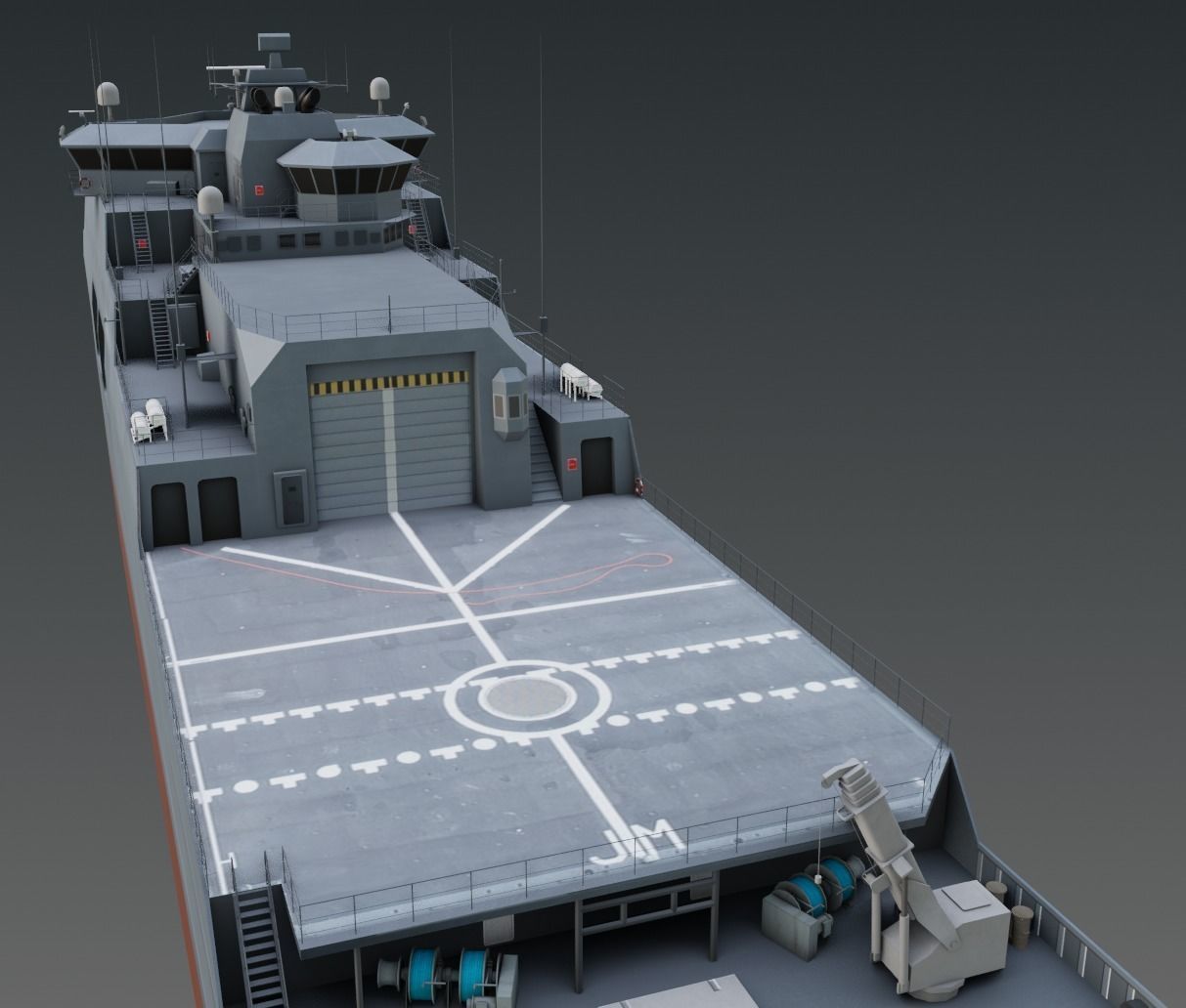 KV JAN MAYEN W310  Vessel 3D model Low-poly 3D model_8