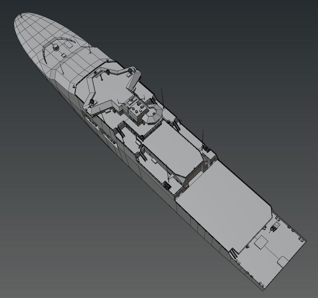 KV JAN MAYEN W310  Vessel 3D model Low-poly 3D model_13