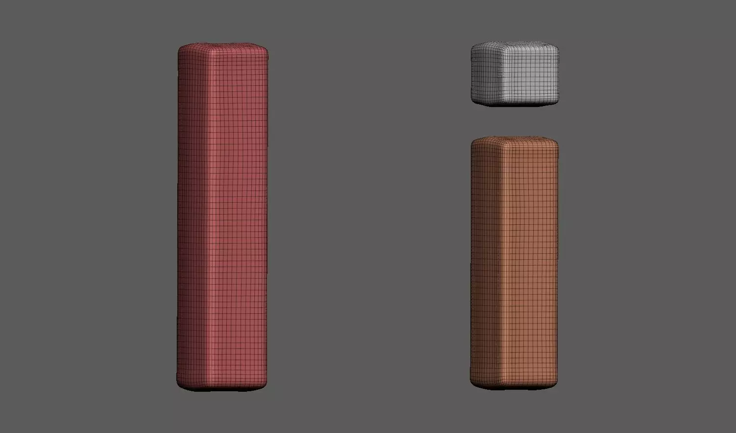 Volumetric letter Ii for cnc 3d print 3D print model