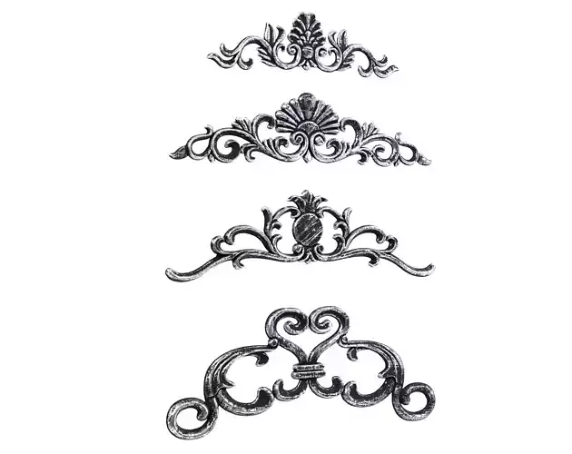 4 Low-Poly Ornament Vol 09-3 Low-poly 3D model