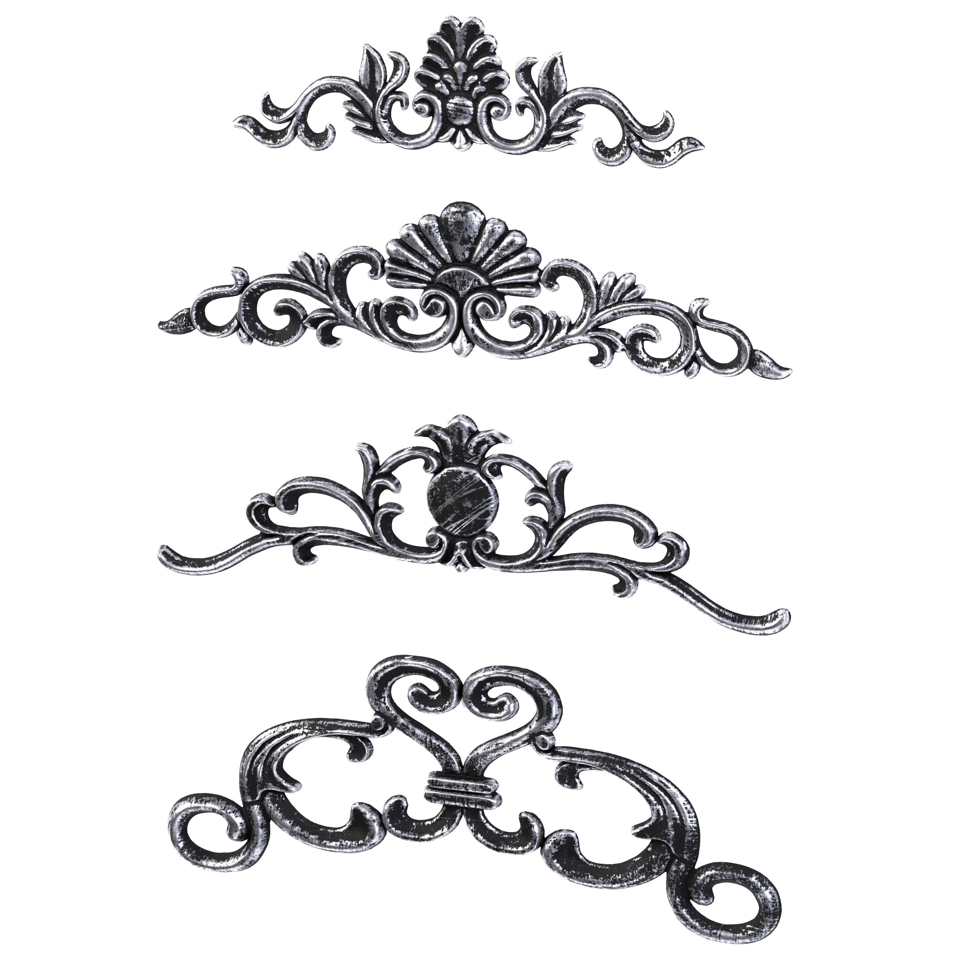 4 Low-Poly Ornament Vol 09-3 Low-poly 3D model_4