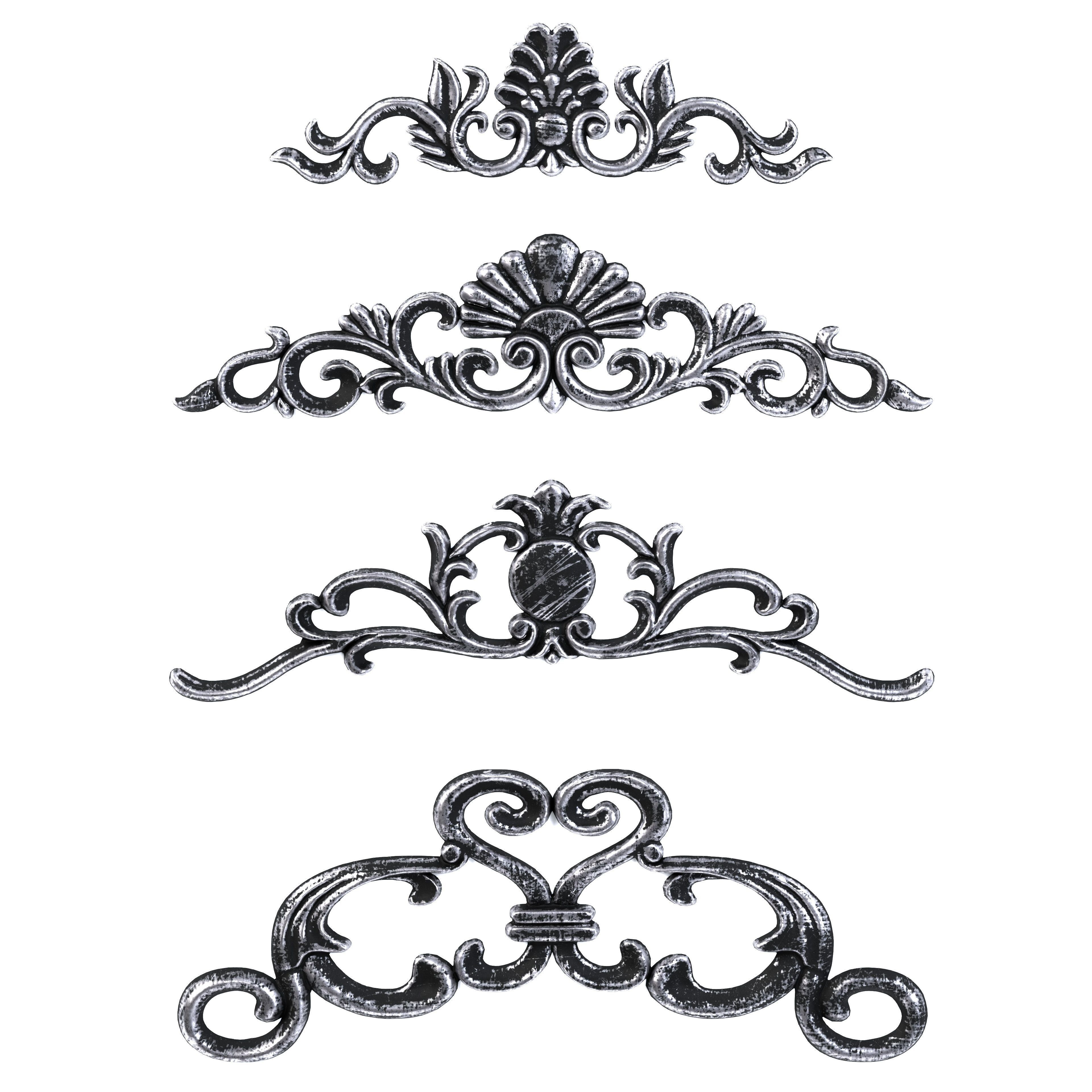 4 Low-Poly Ornament Vol 09-3 Low-poly 3D model_1