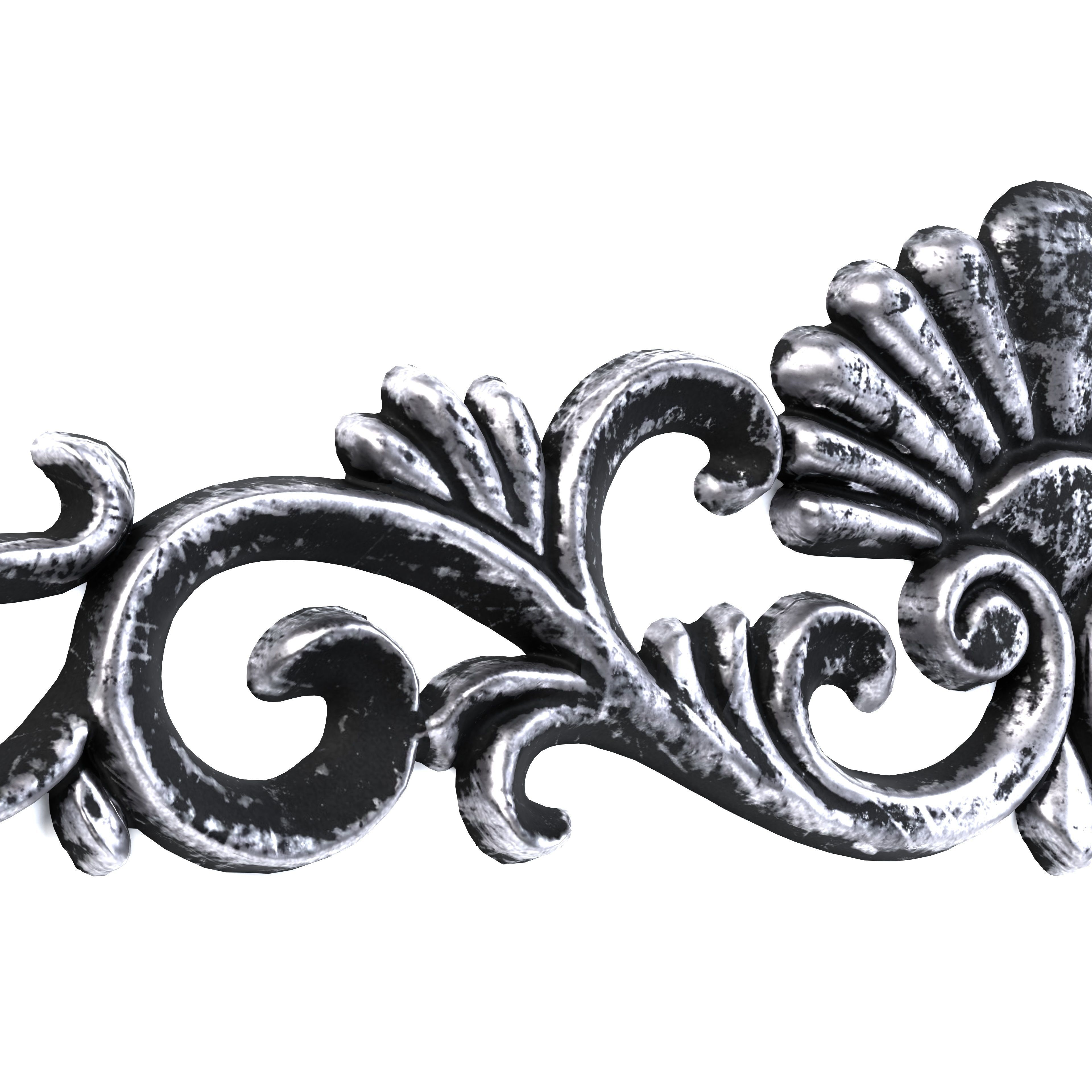 4 Low-Poly Ornament Vol 09-3 Low-poly 3D model_2