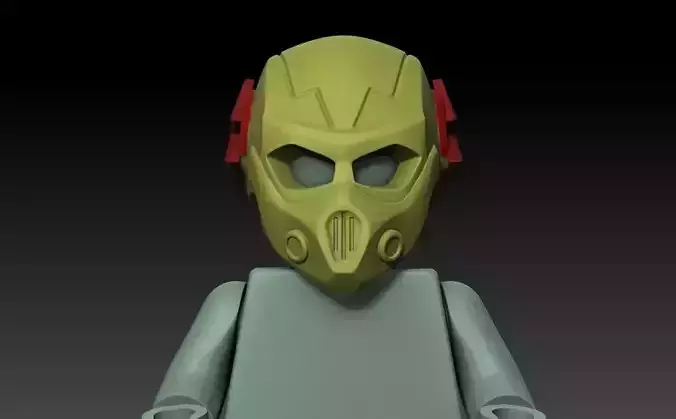 Lego Reverse flash helmet 3D print model