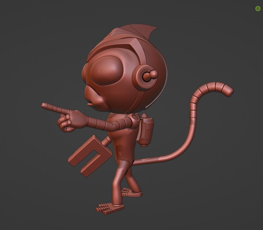 Super Robot Monkey SPRXX-77 3D print model_2