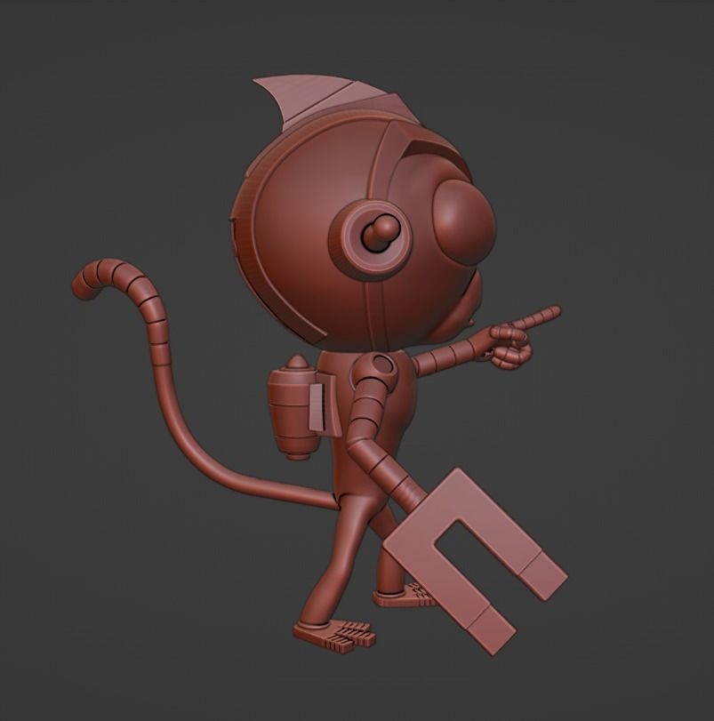 Super Robot Monkey SPRXX-77 3D print model_3