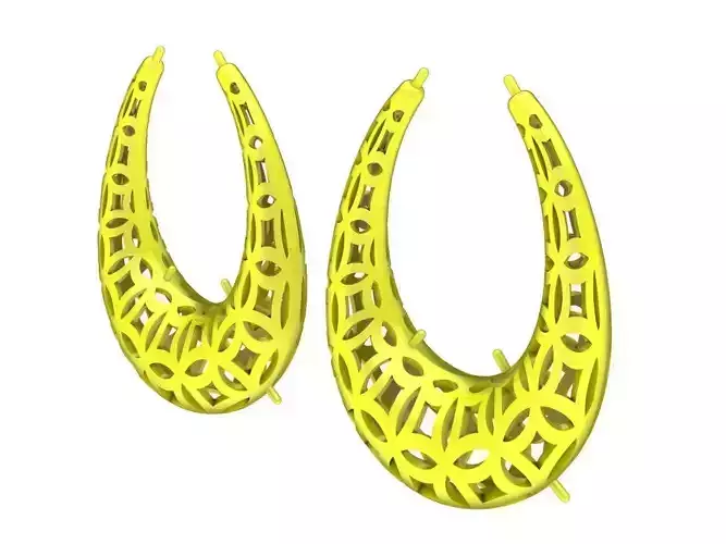 6084 art earrings