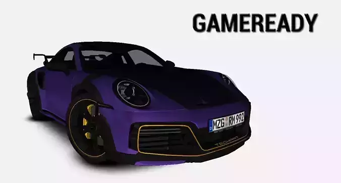 Porsche 911 992 Techart GT Street R 2022 Gameready
