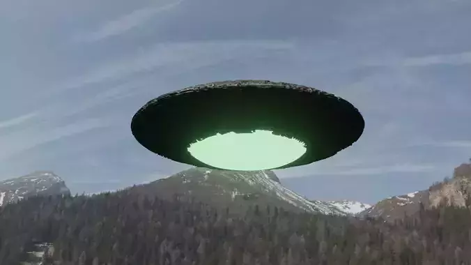 UFO 3D Low-poly 3D model UFO 3D Low-poly 3D model