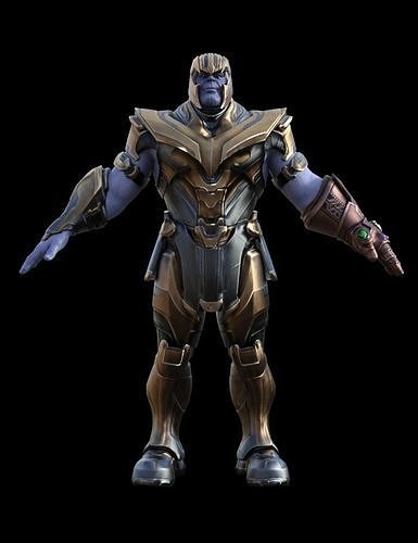 Thanos GameReady 3D model