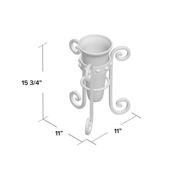 Glass Floor Vase 3D model_1
