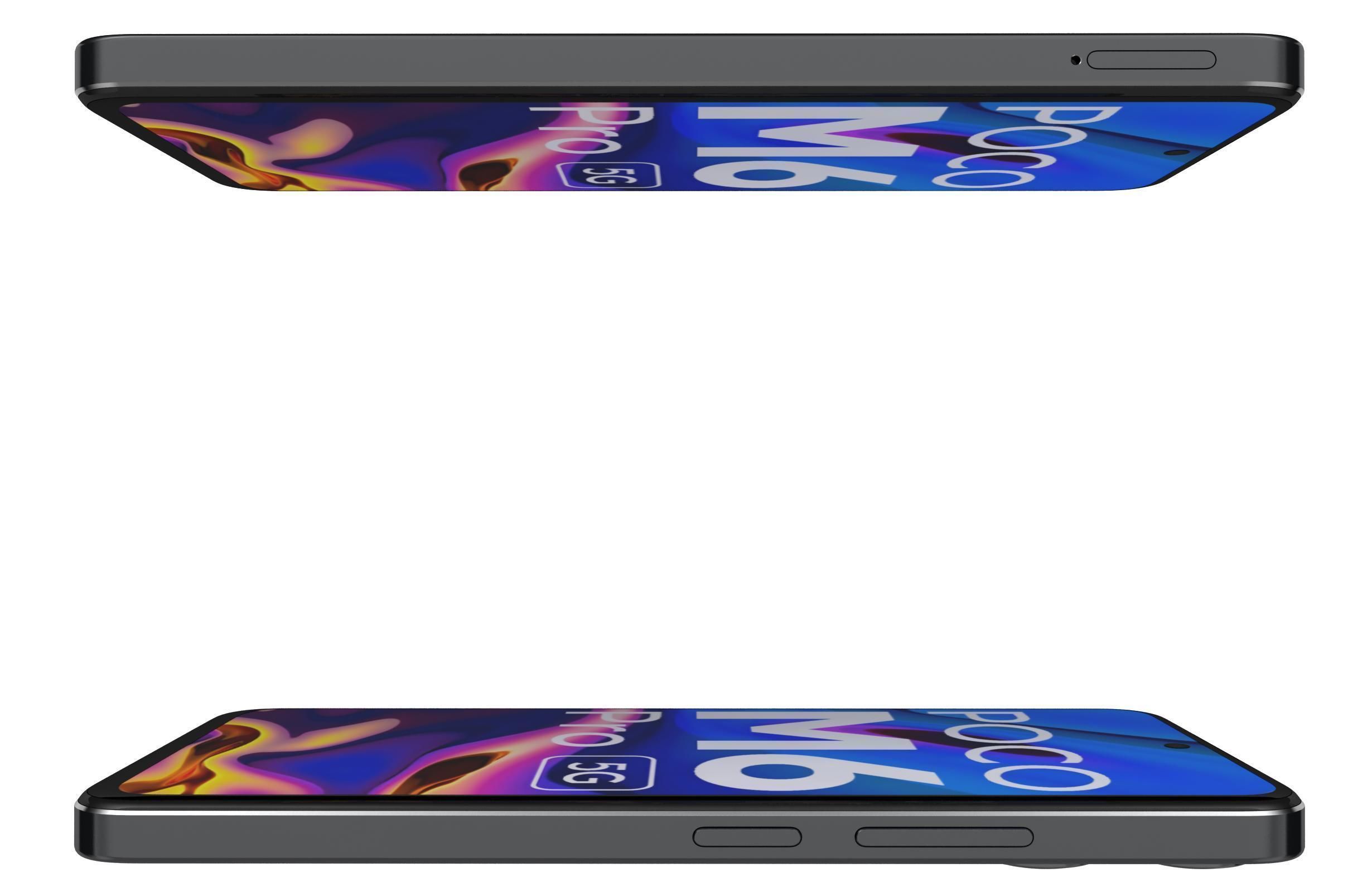 Xiaomi Poco M6 Pro Black Low-poly 3D model_9