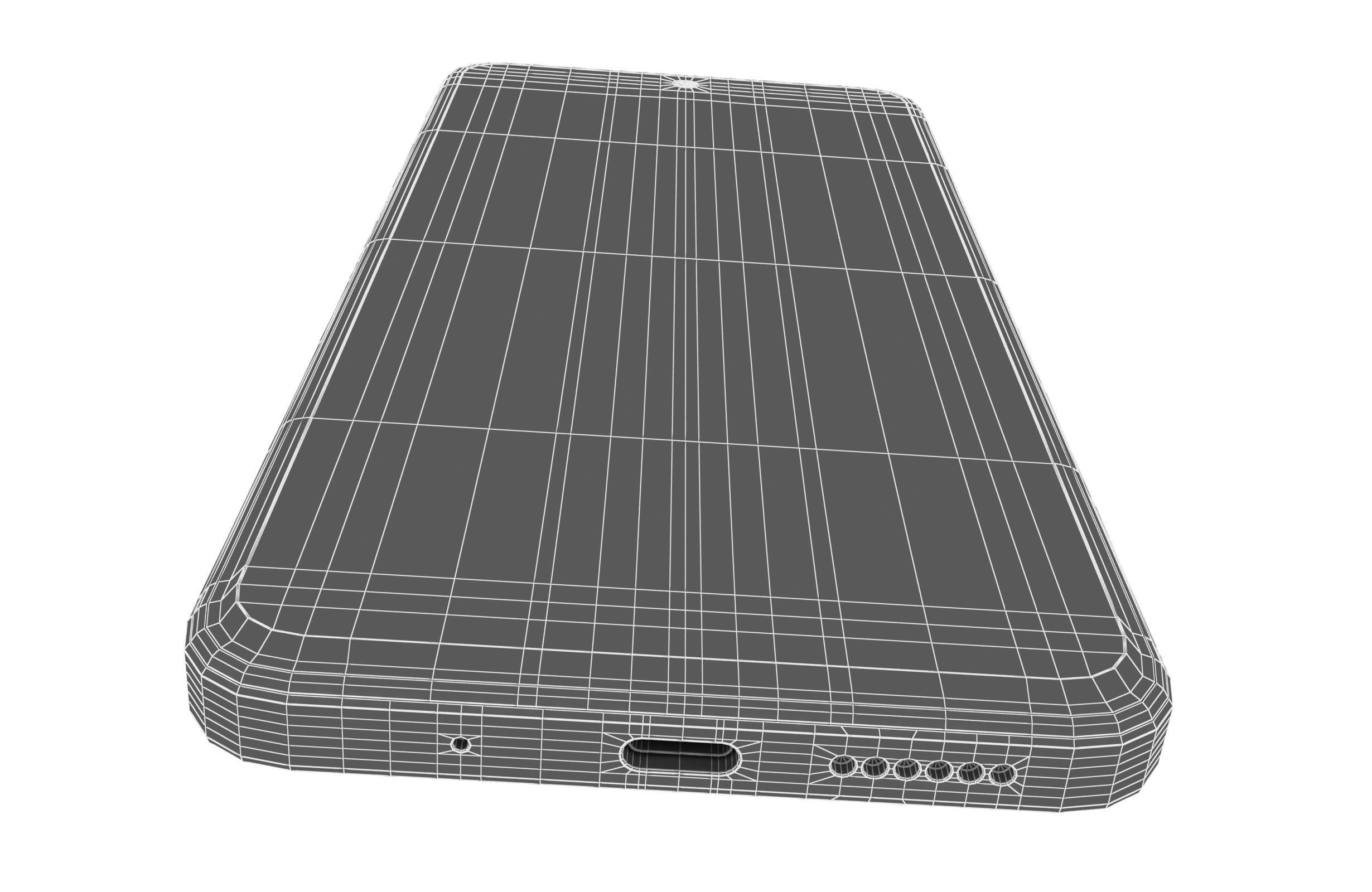 Xiaomi Poco M6 Pro Black Low-poly 3D model_19