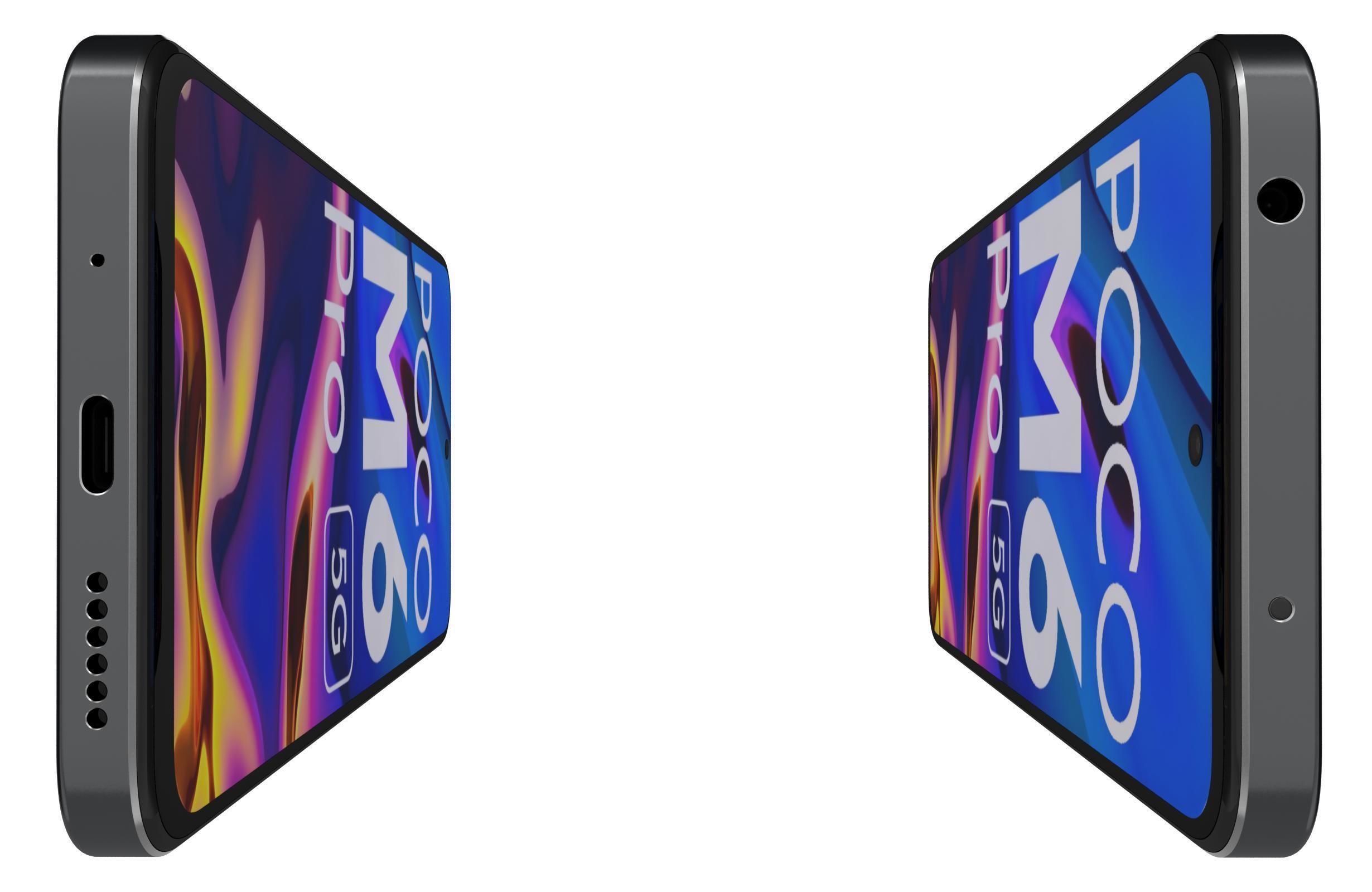 Xiaomi Poco M6 Pro Black Low-poly 3D model_8