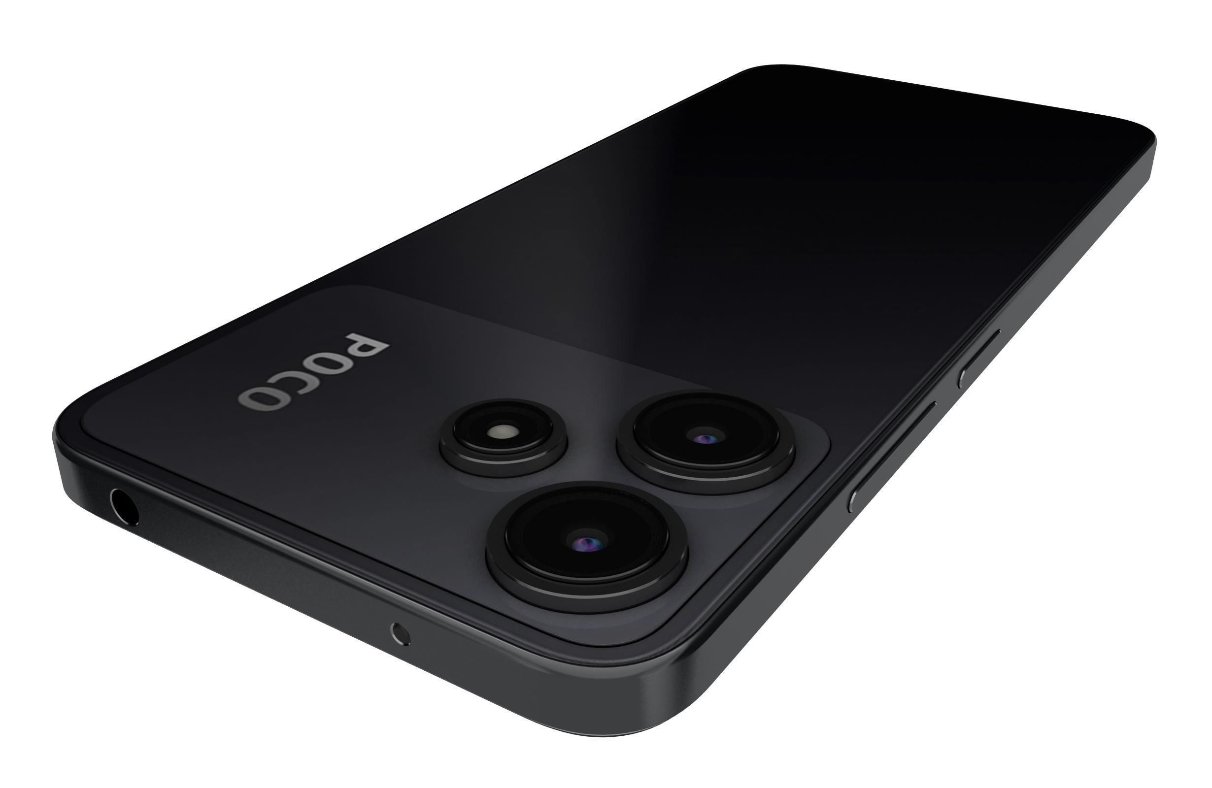 Xiaomi Poco M6 Pro Black Low-poly 3D model_15