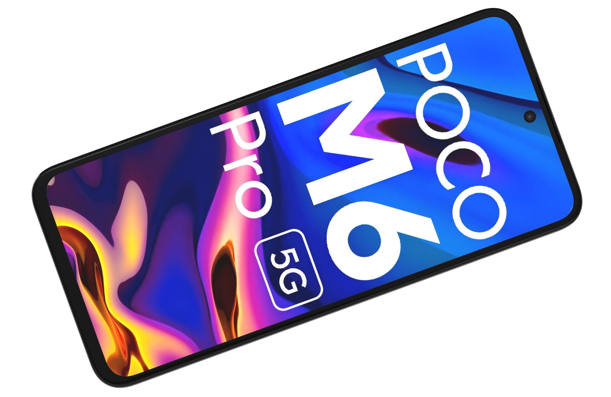 Xiaomi Poco M6 Pro Black Low-poly 3D model_10