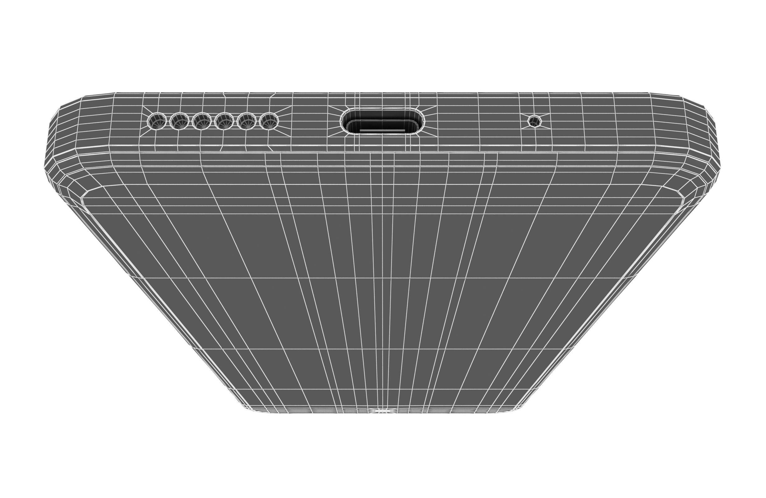 Xiaomi Poco M6 Pro Black And Green Low-poly 3D model_30