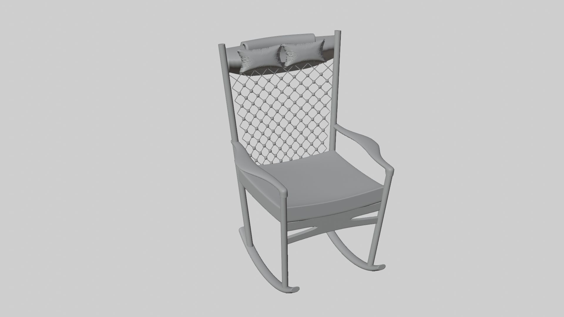 Rocking Chair 3D model_5