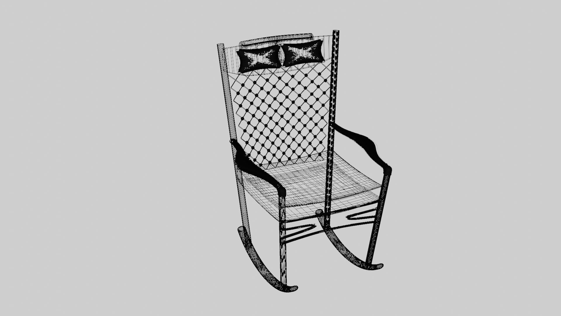 Rocking Chair 3D model_6