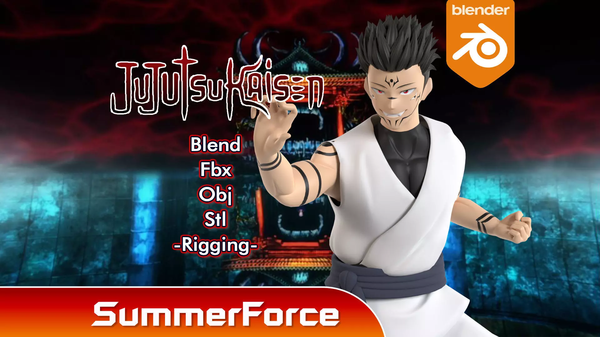 Ryomen Sukuna - Jujutsu Kaisen 3D model_0