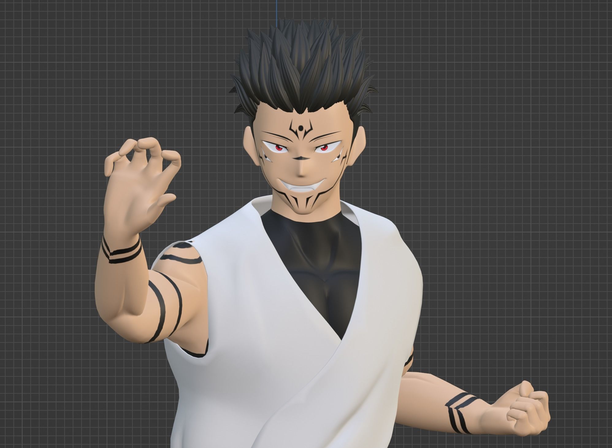Ryomen Sukuna - Jujutsu Kaisen 3D model_9