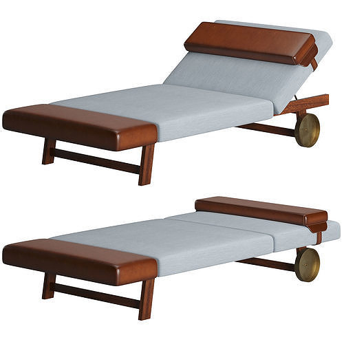 10th Sun Lounger by Exteta 3D model