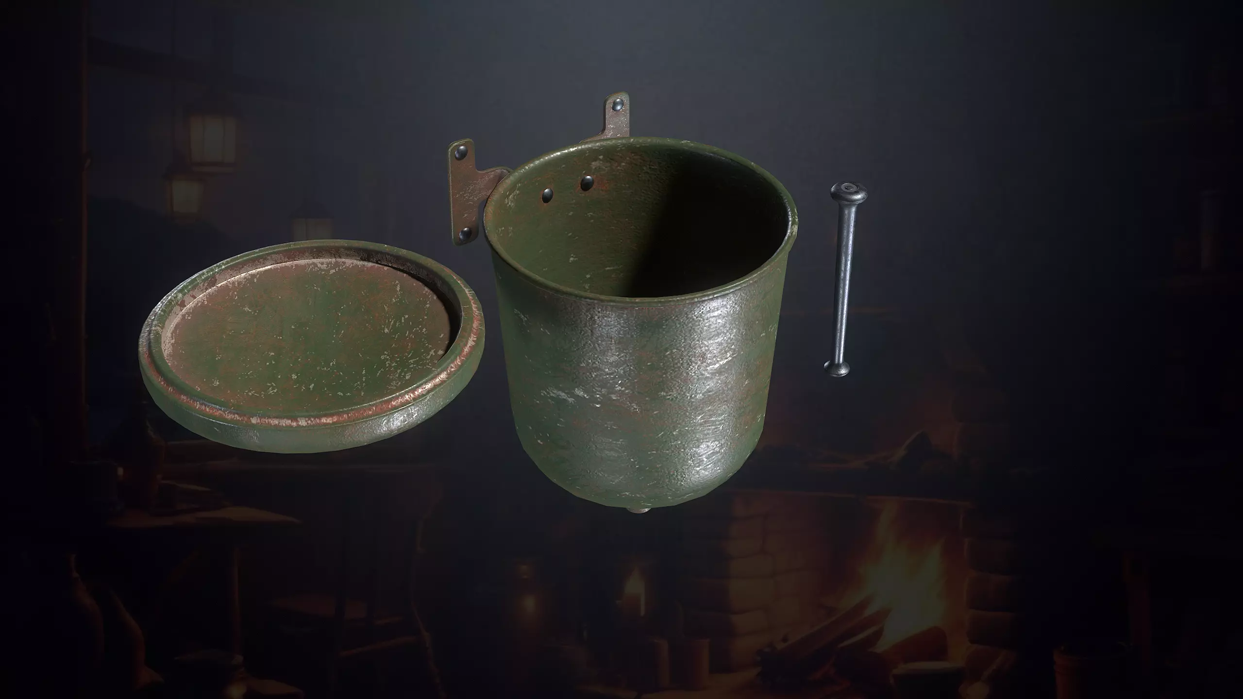 Hunters Hut Low-poly 3D model_65