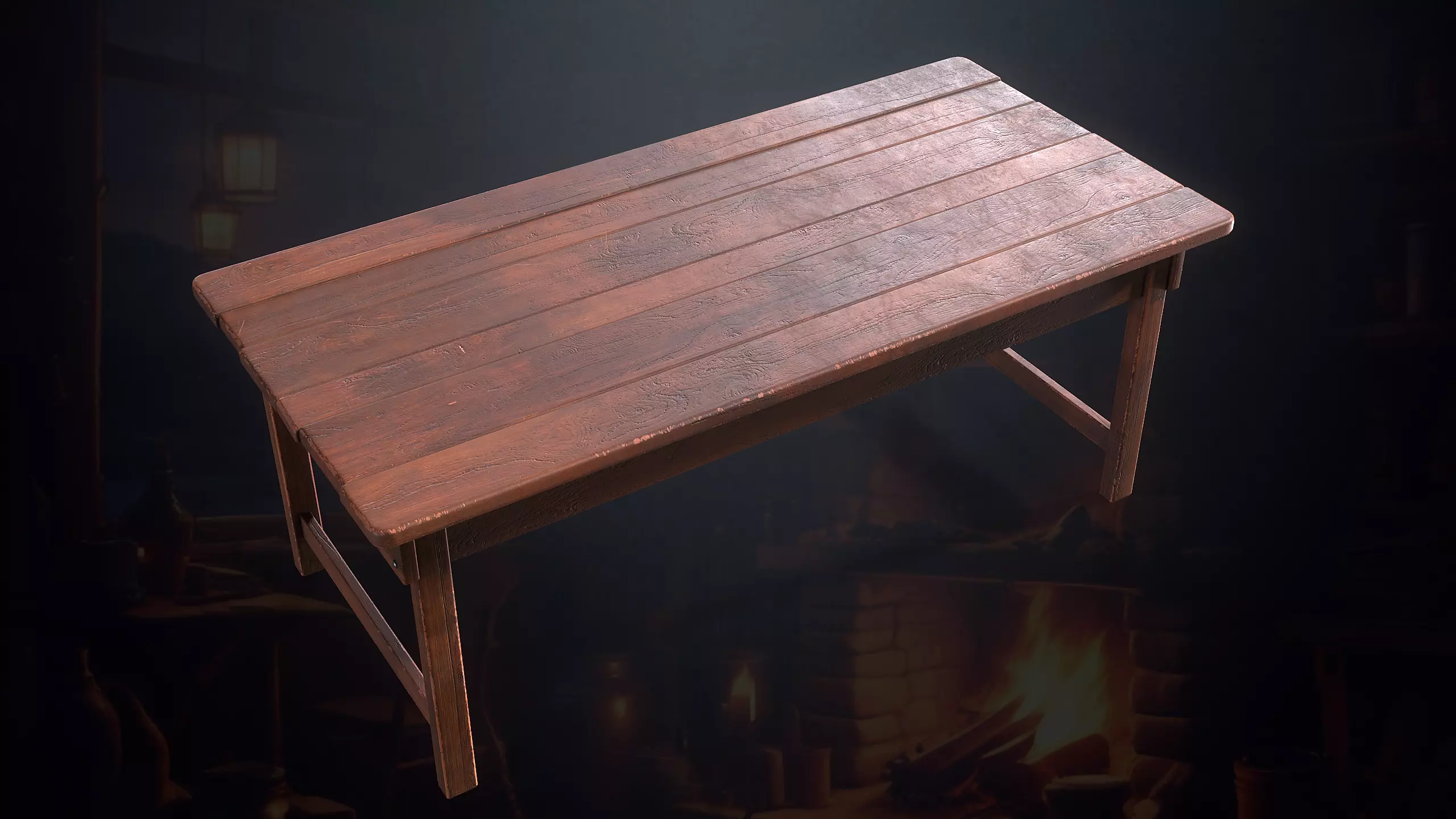 Hunters Hut Low-poly 3D model_81