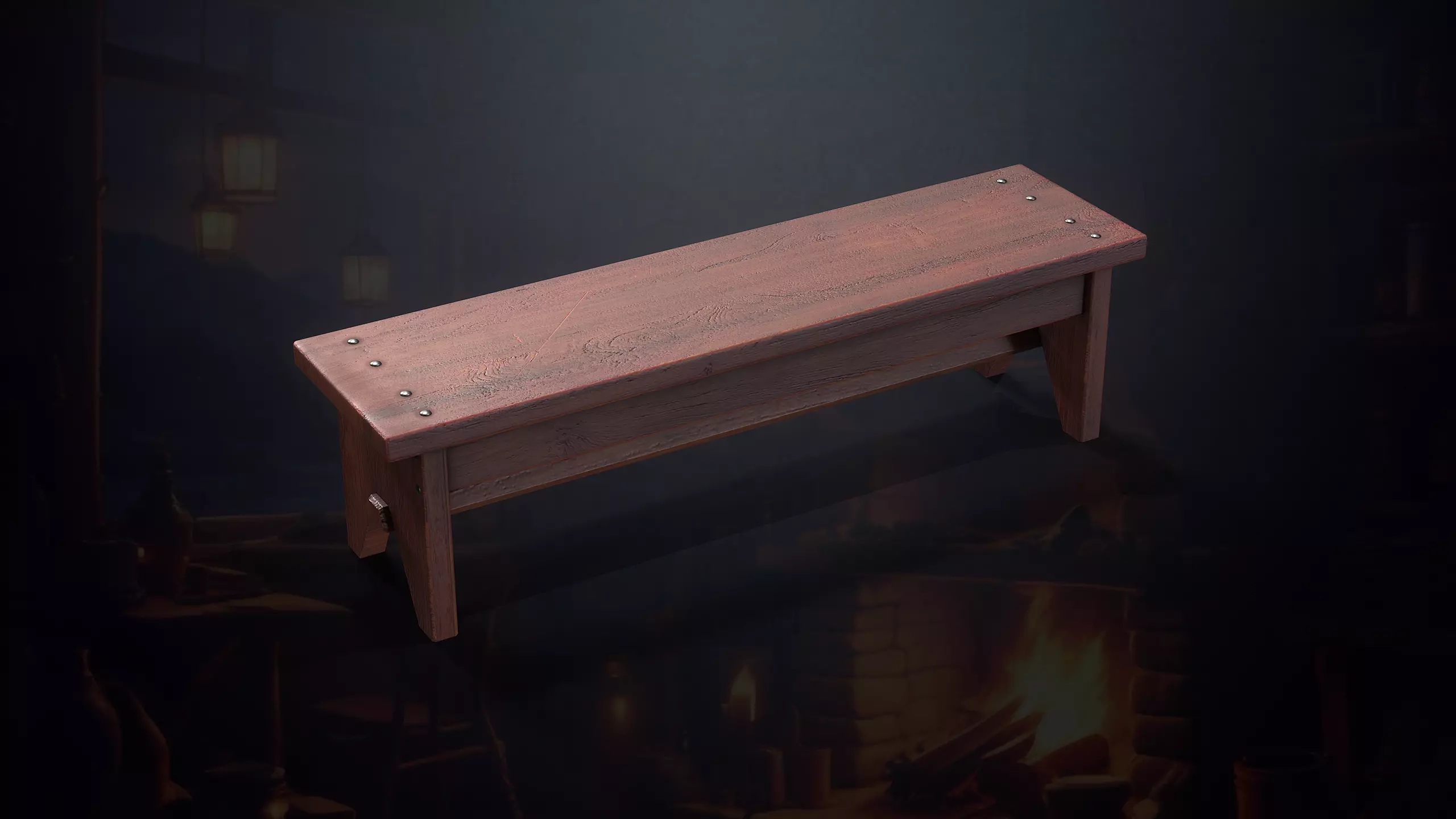 Hunters Hut Low-poly 3D model_62