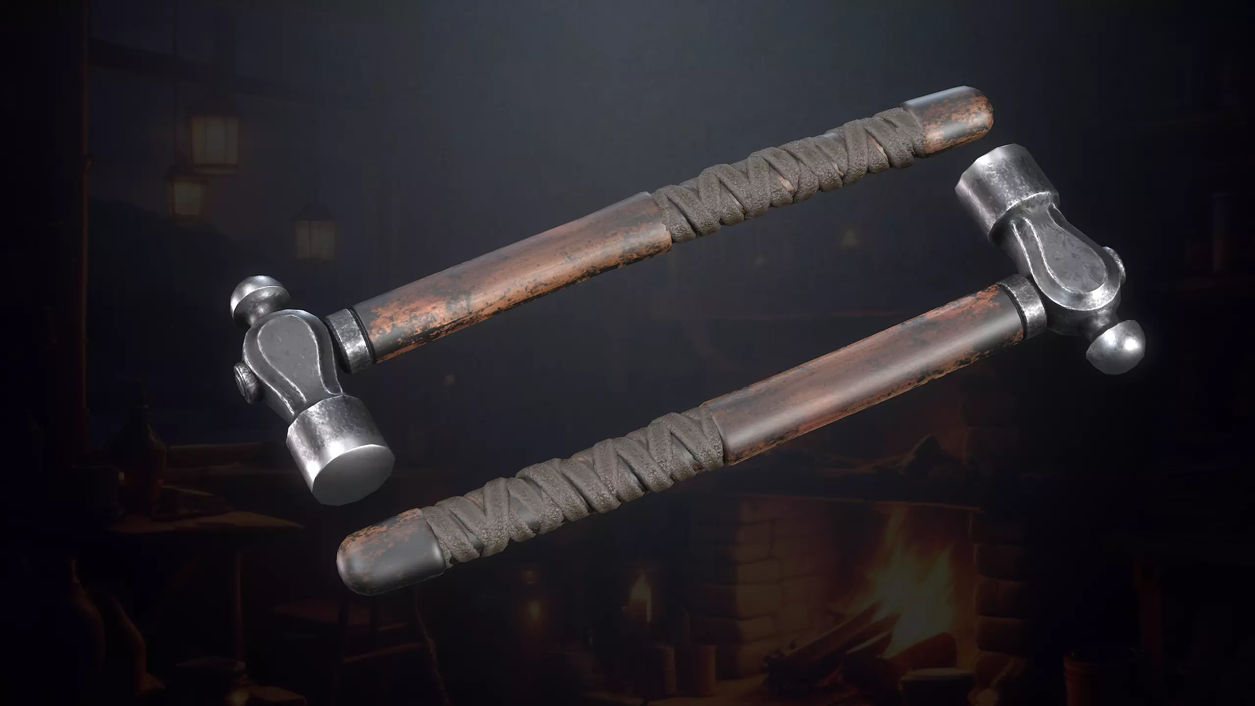 Hunters Hut Low-poly 3D model_10