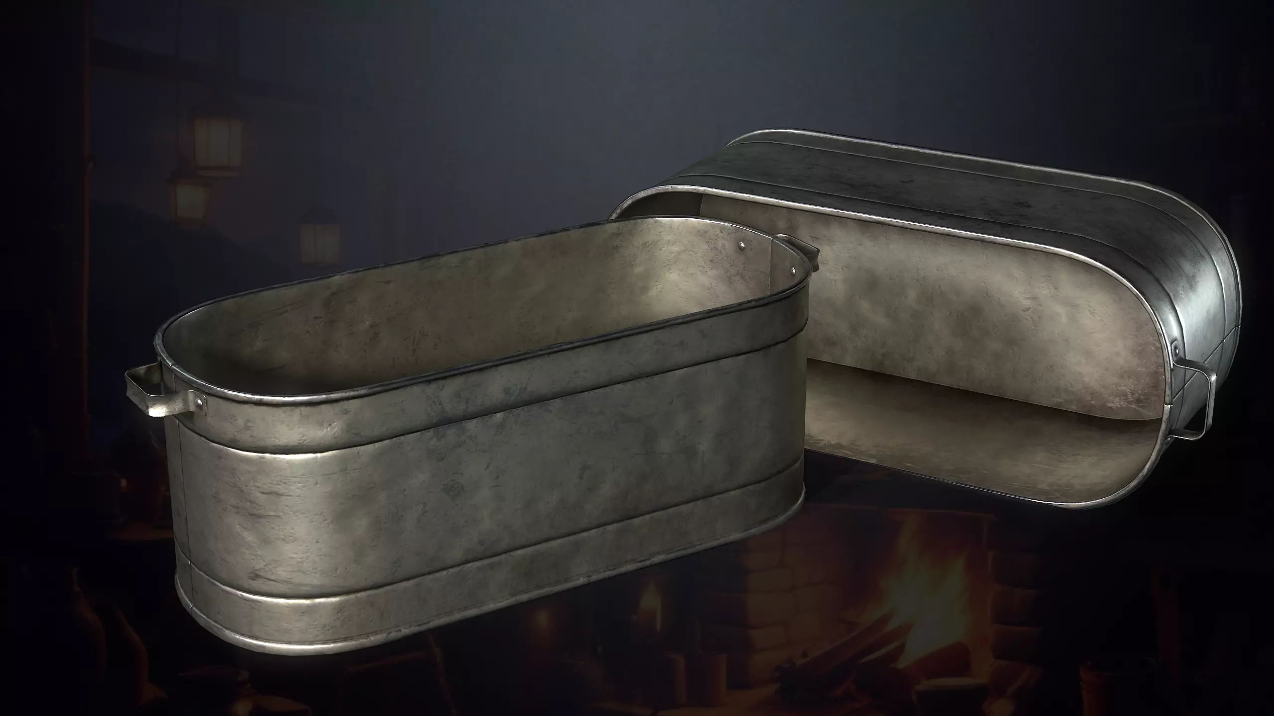 Hunters Hut Low-poly 3D model_54