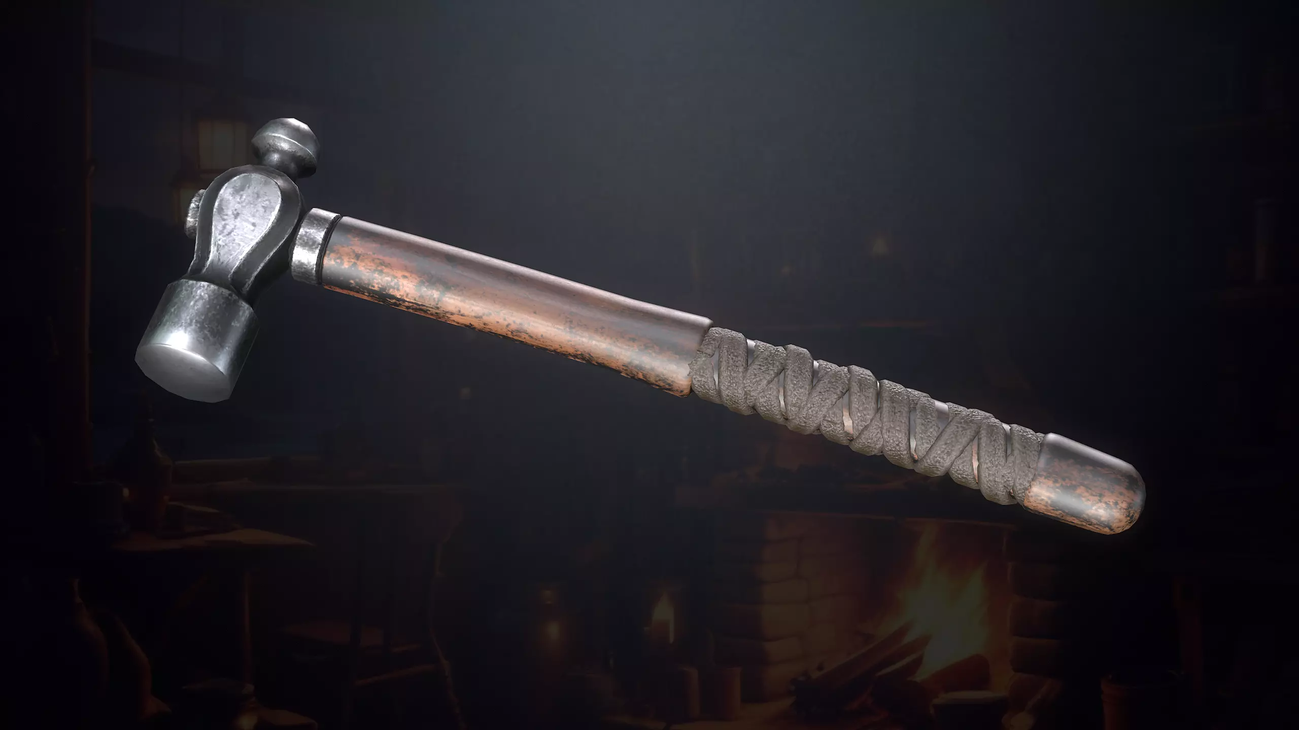 Hunters Hut Low-poly 3D model_8