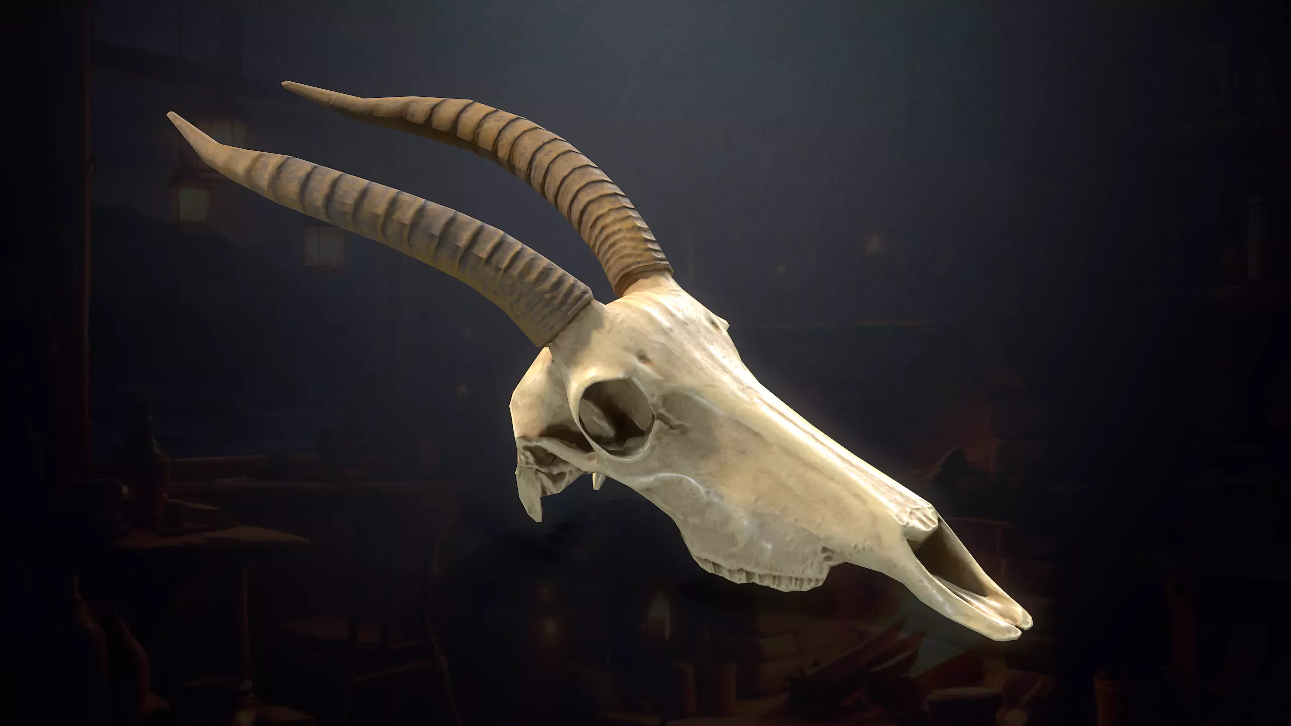 Hunters Hut Low-poly 3D model_68