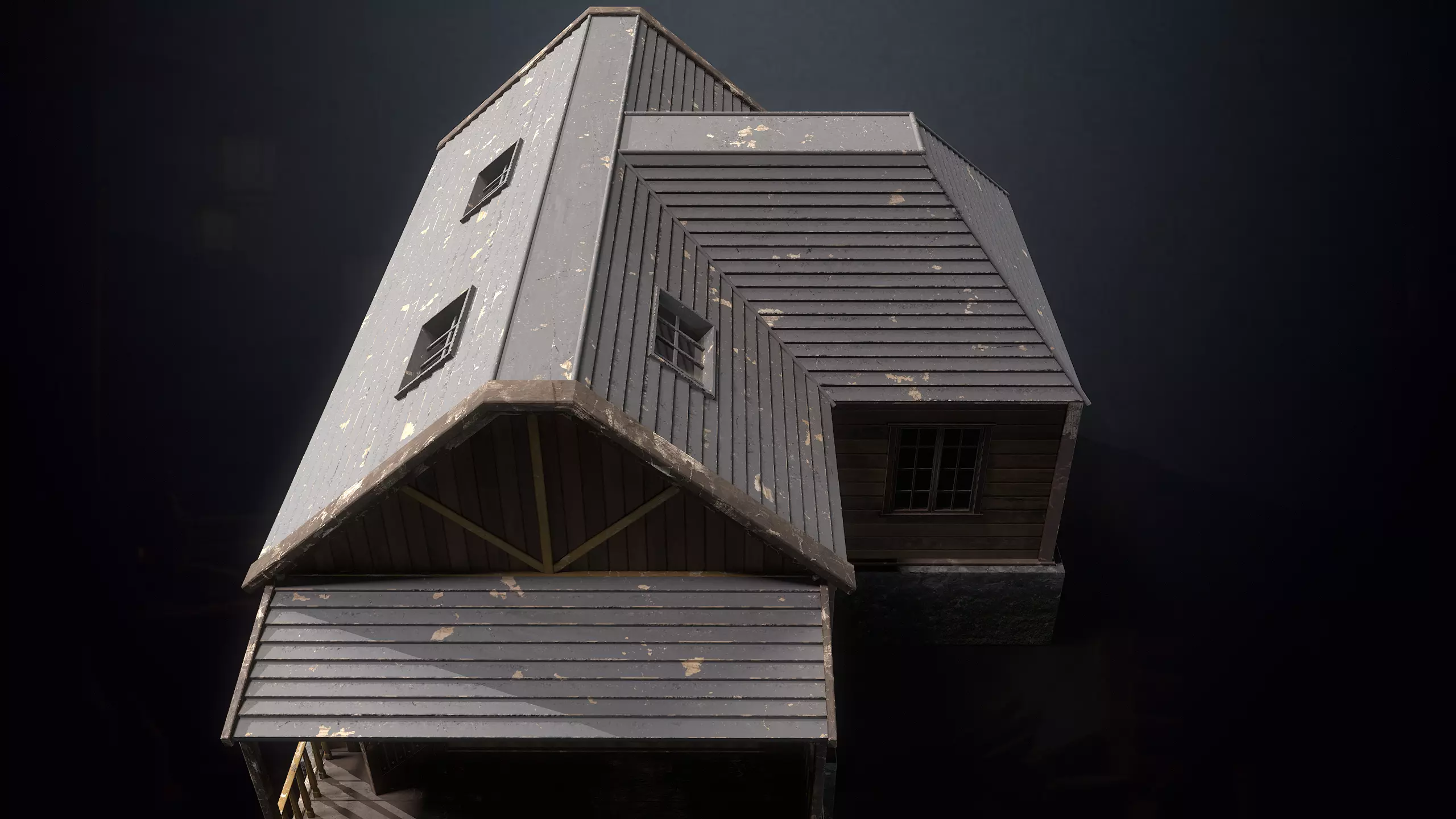 Hunters Hut Low-poly 3D model_52