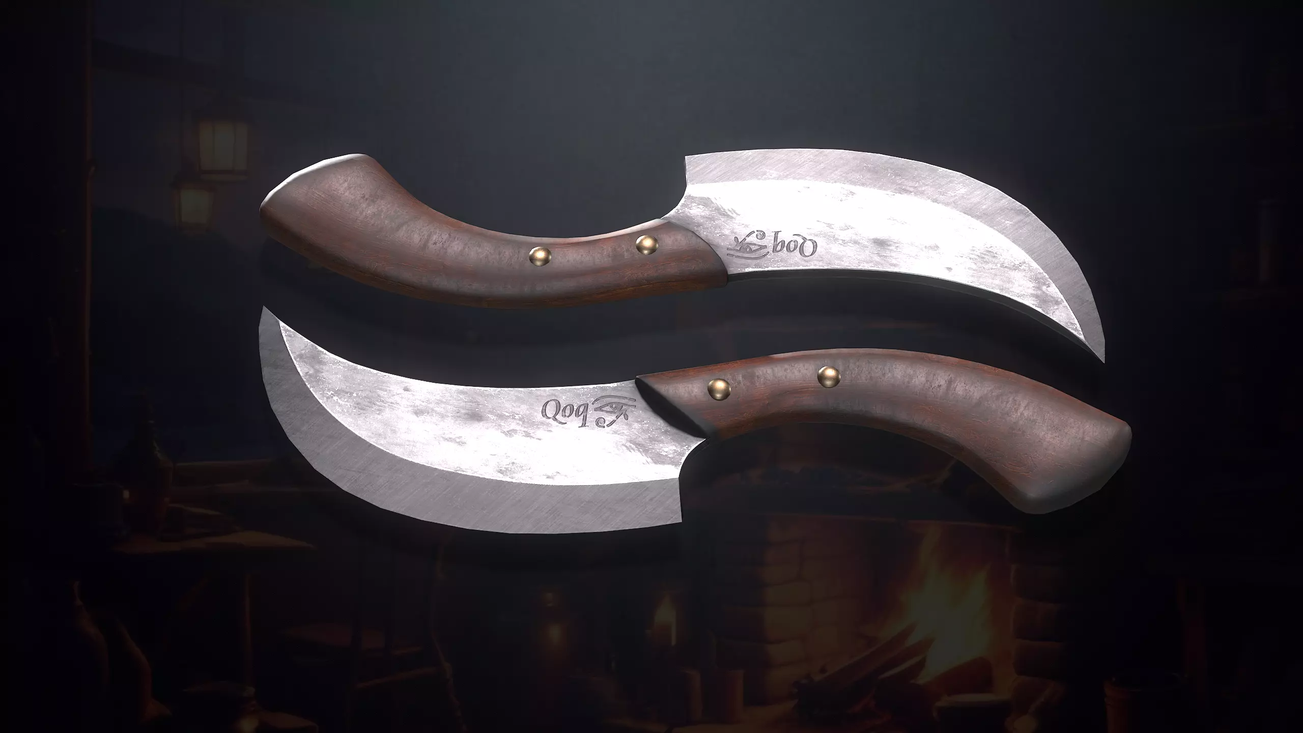 Hunters Hut Low-poly 3D model_71