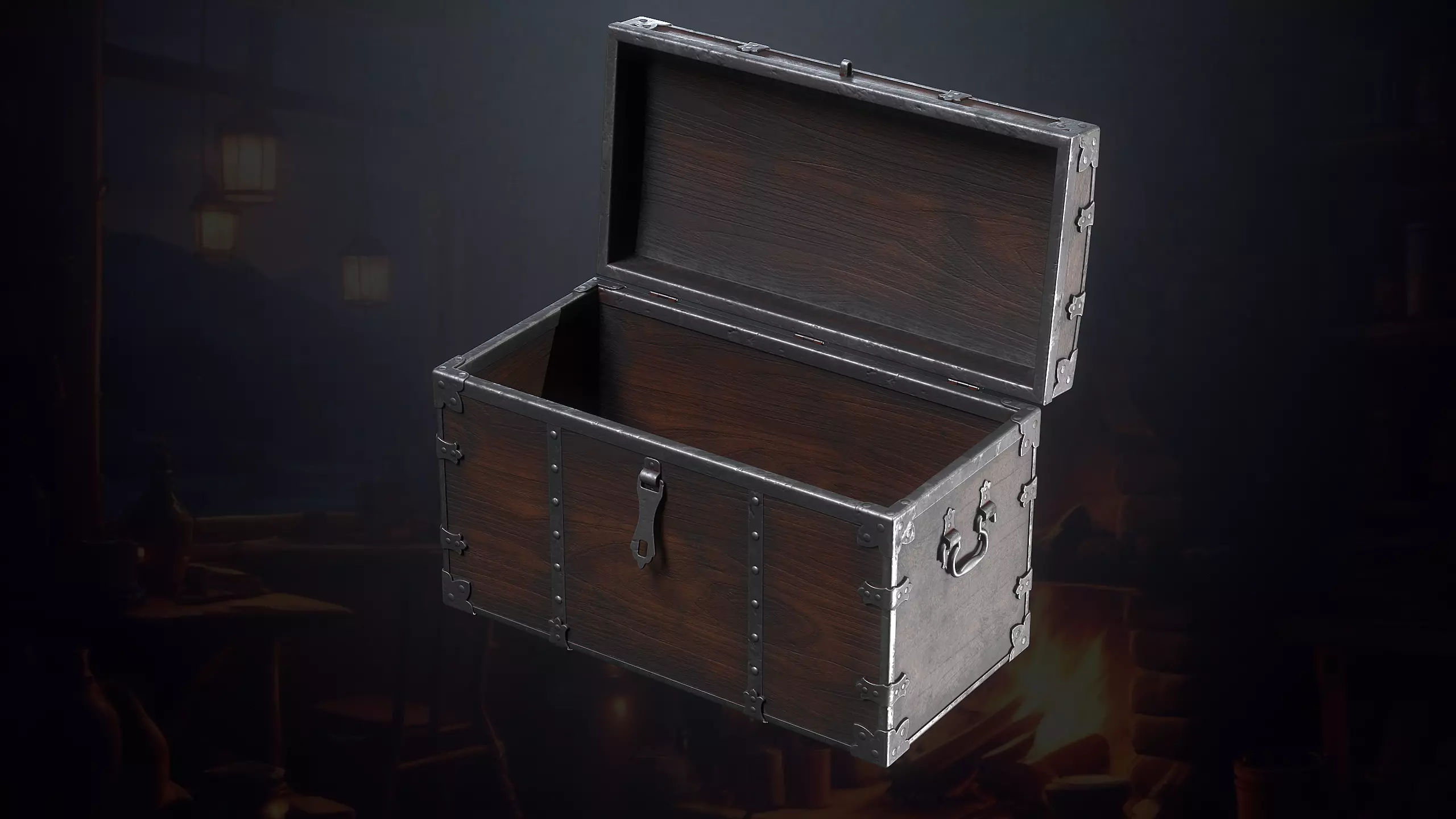 Hunters Hut Low-poly 3D model_26