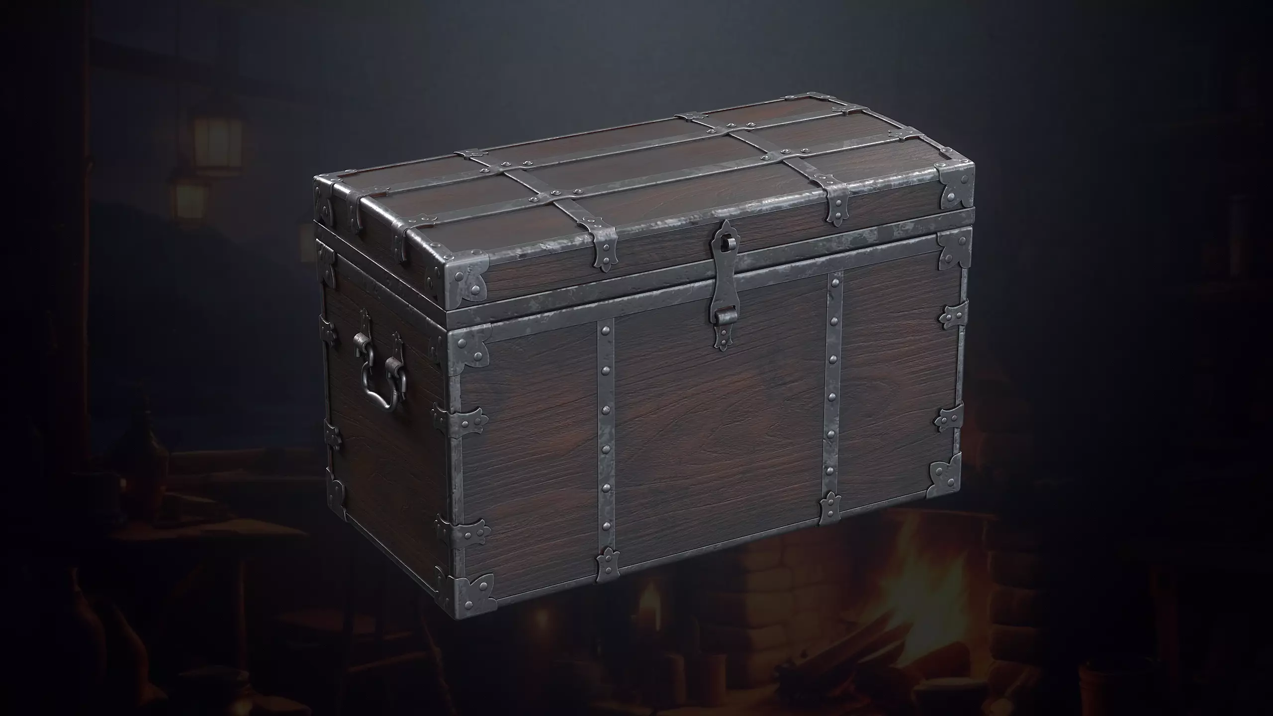 Hunters Hut Low-poly 3D model_22