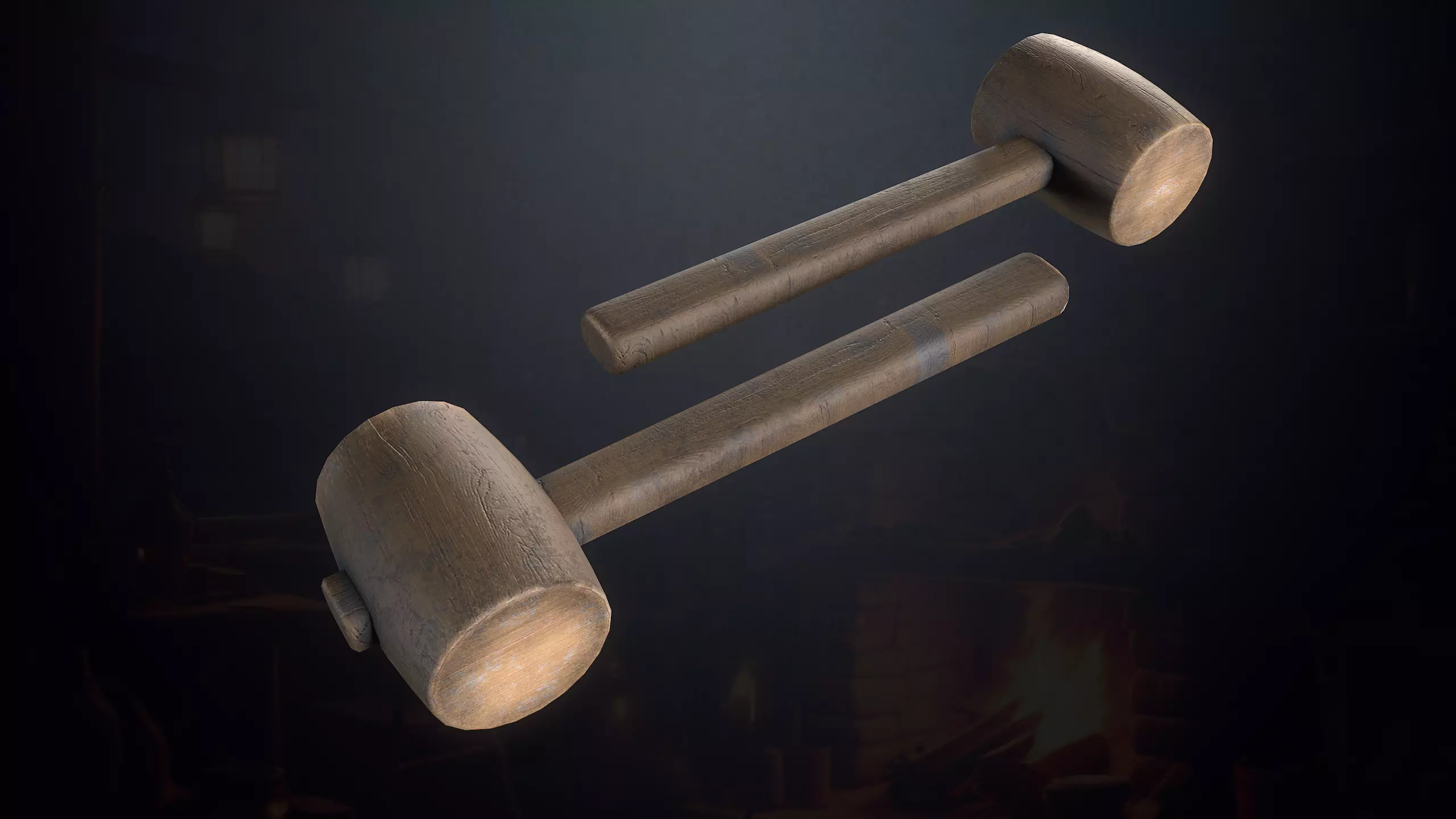 Hunters Hut Low-poly 3D model_89