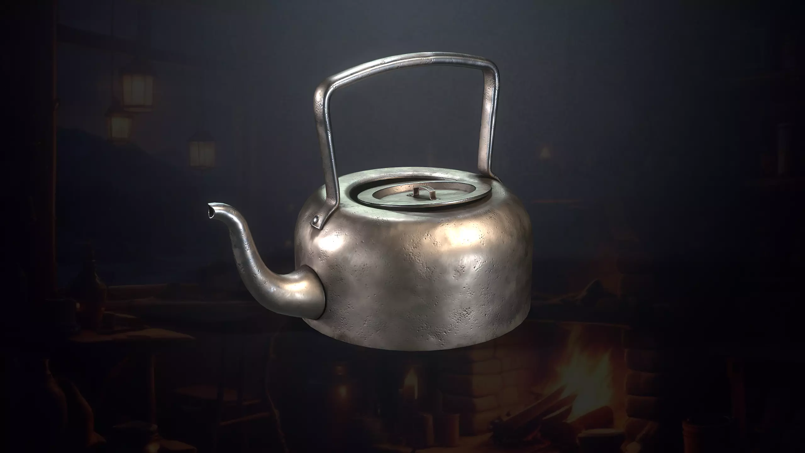 Hunters Hut Low-poly 3D model_84