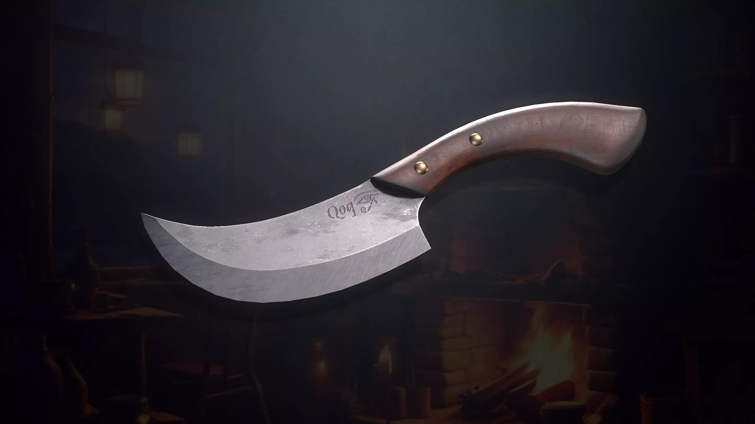 Hunters Hut Low-poly 3D model_67