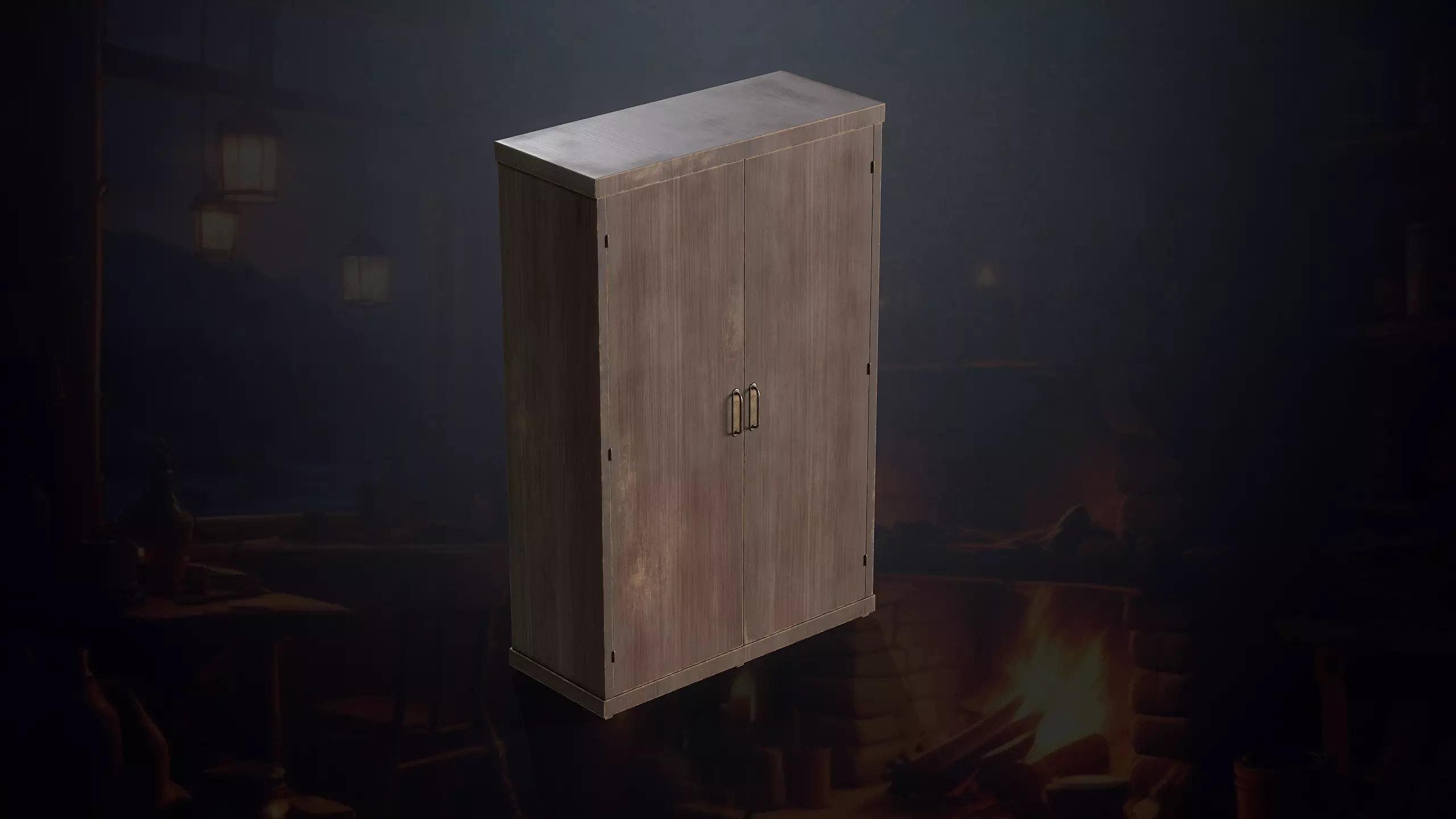 Hunters Hut Low-poly 3D model_31